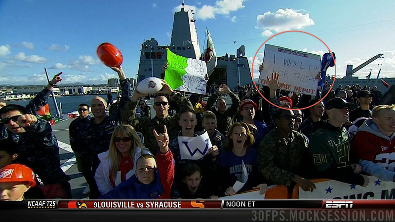 Illustration for article titled "Bring Hockey Back": Your Roundup Of The Best Signs Behind The College Gameday Crew
